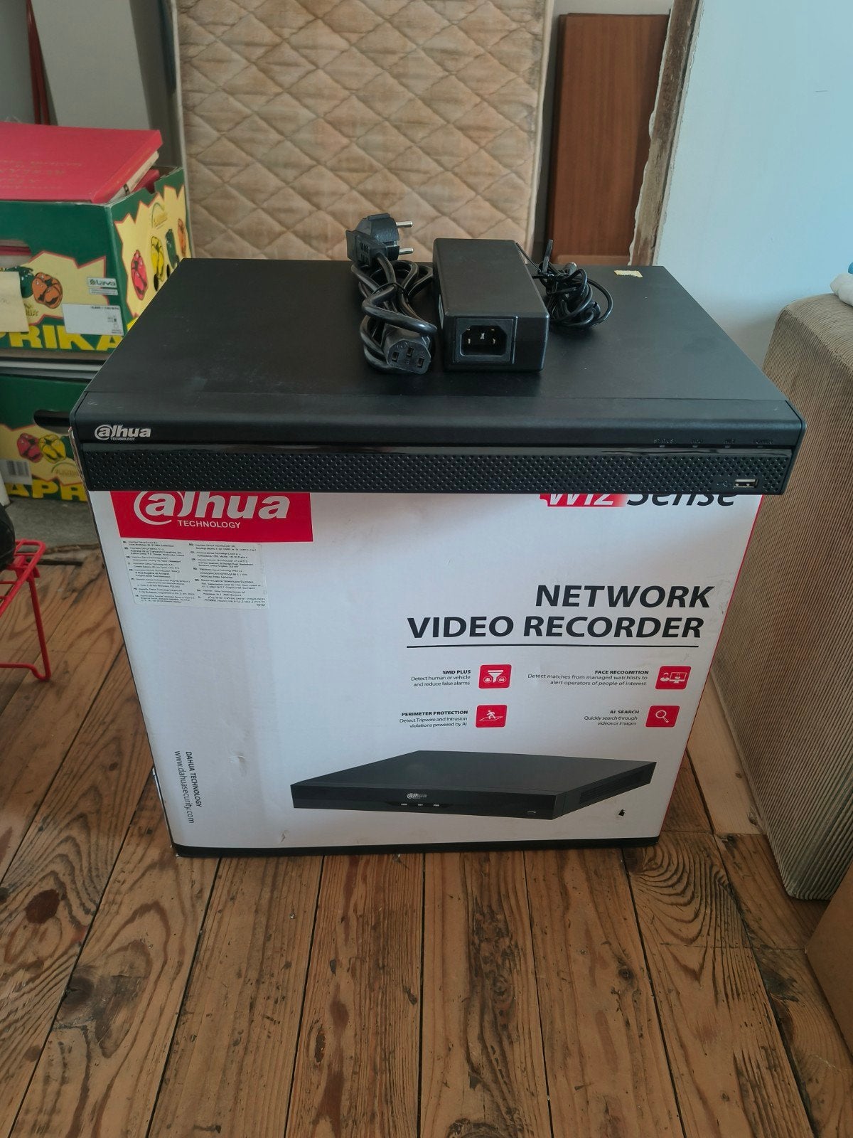 Dahua nvr, Ophalen