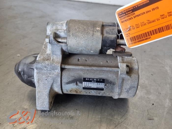 Startmotor van een Mercedes Sprinter, Gebruikt, -, Ophalen of Verzenden, -