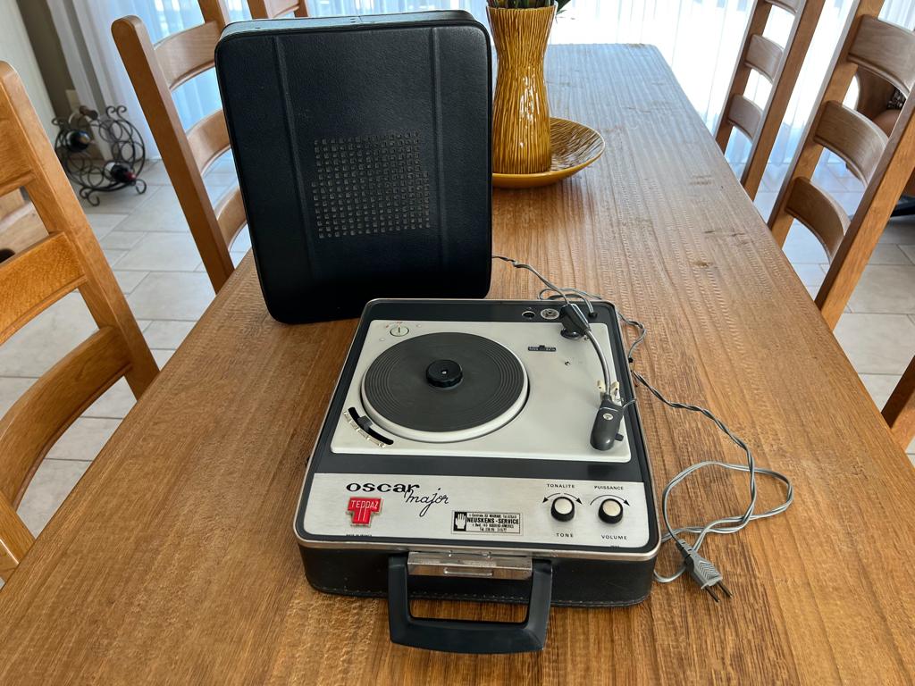 Electrophone Teppaz Oscar Major de 1965, Ophalen, Gebruikt, Platenspeler, Overige merken
