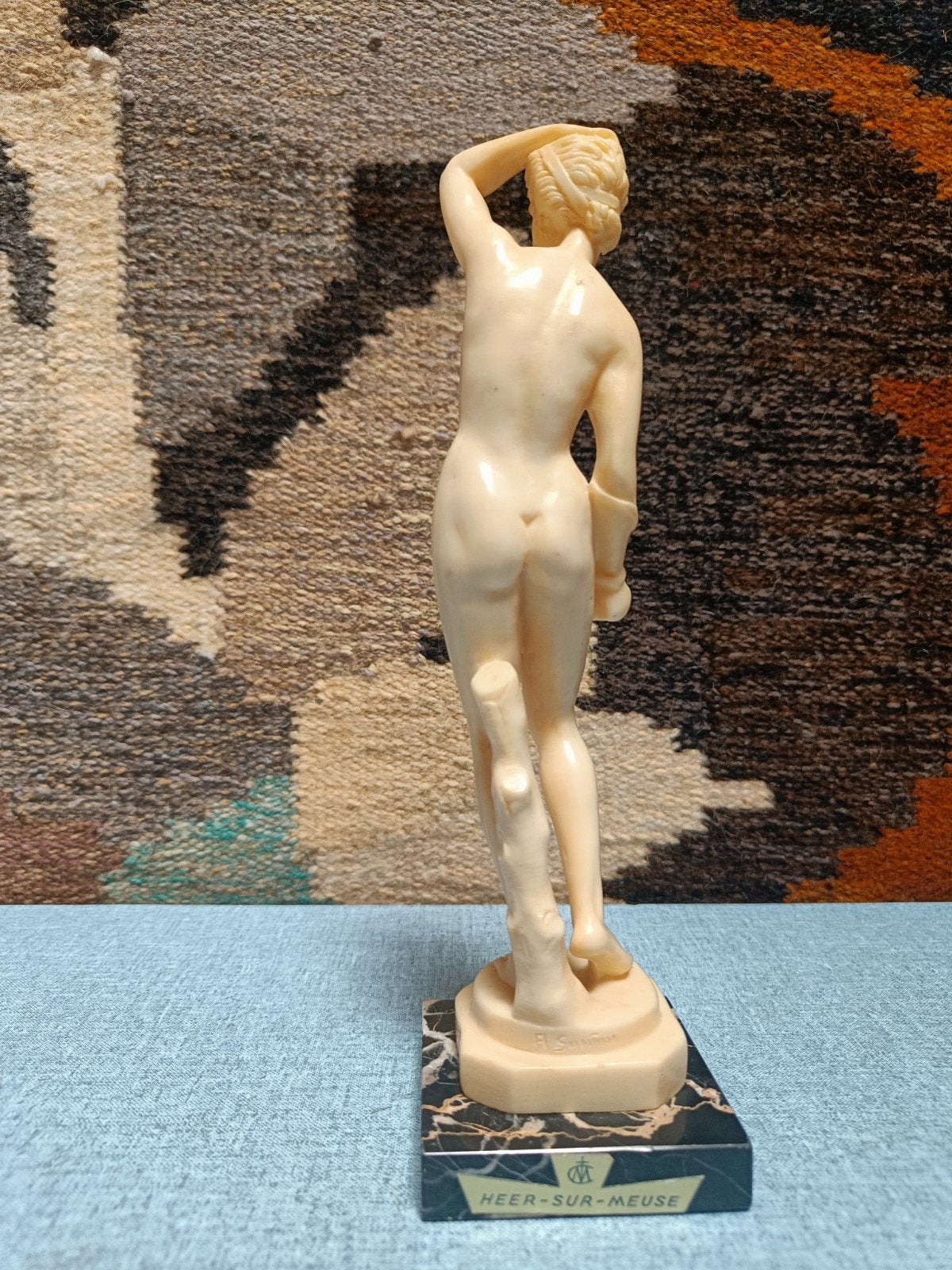 A.Santini mooie beeld van naakte vrouw, Ophalen of Verzenden, Beeld, Vrouw