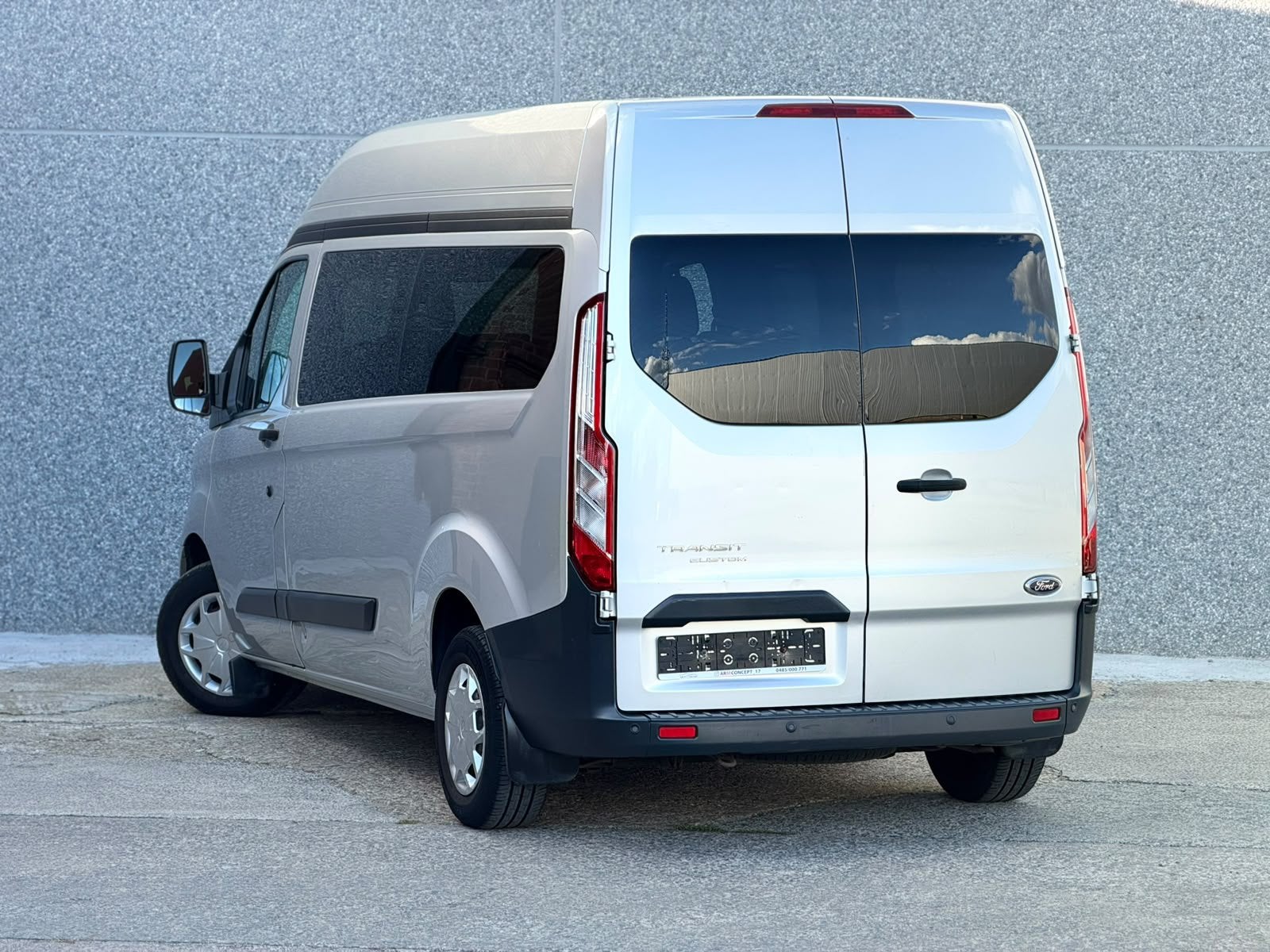 Ford Transit Custom 9 places 2.0 Diesel 2017 EURO 6b, Autos, Argent ou Gris, Achat, Euro 6, Boîte manuelle
