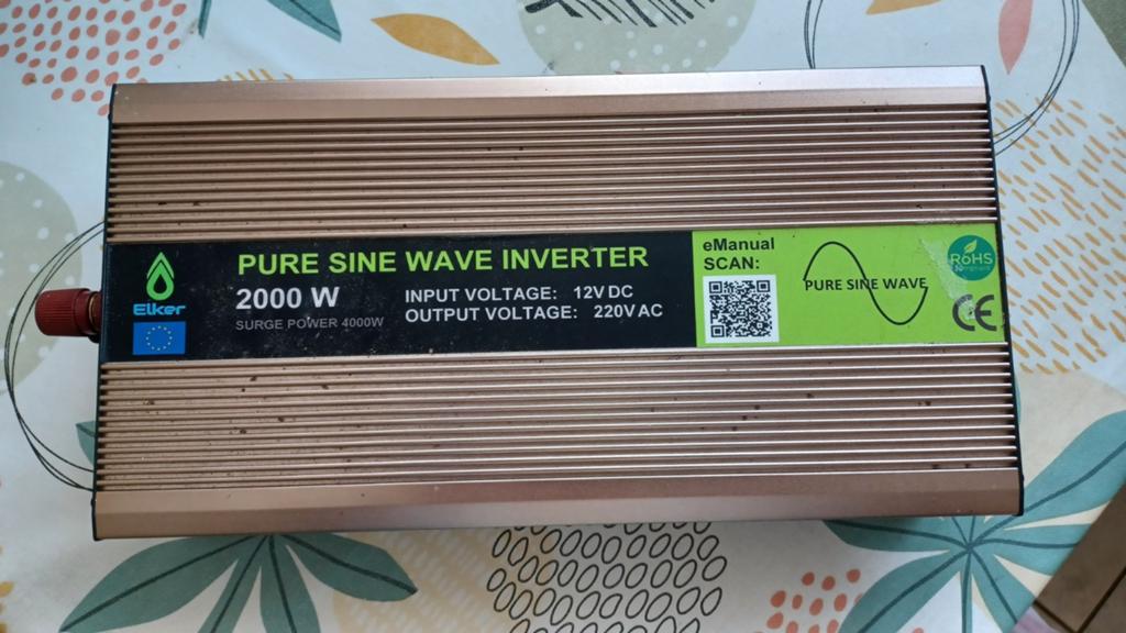 Onduleur 12v 2000w pur sinus, Caravanes & Camping, Enlèvement ou Envoi