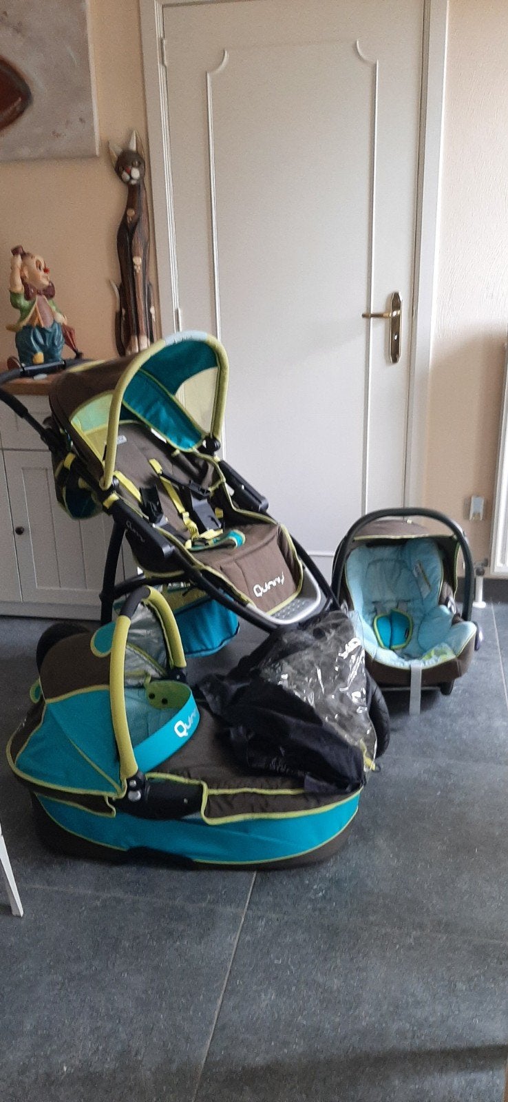 quinny 3 in 1, goede staat.
met regenzeil voor wandelwagen., Kinderen en Baby's, Ophalen