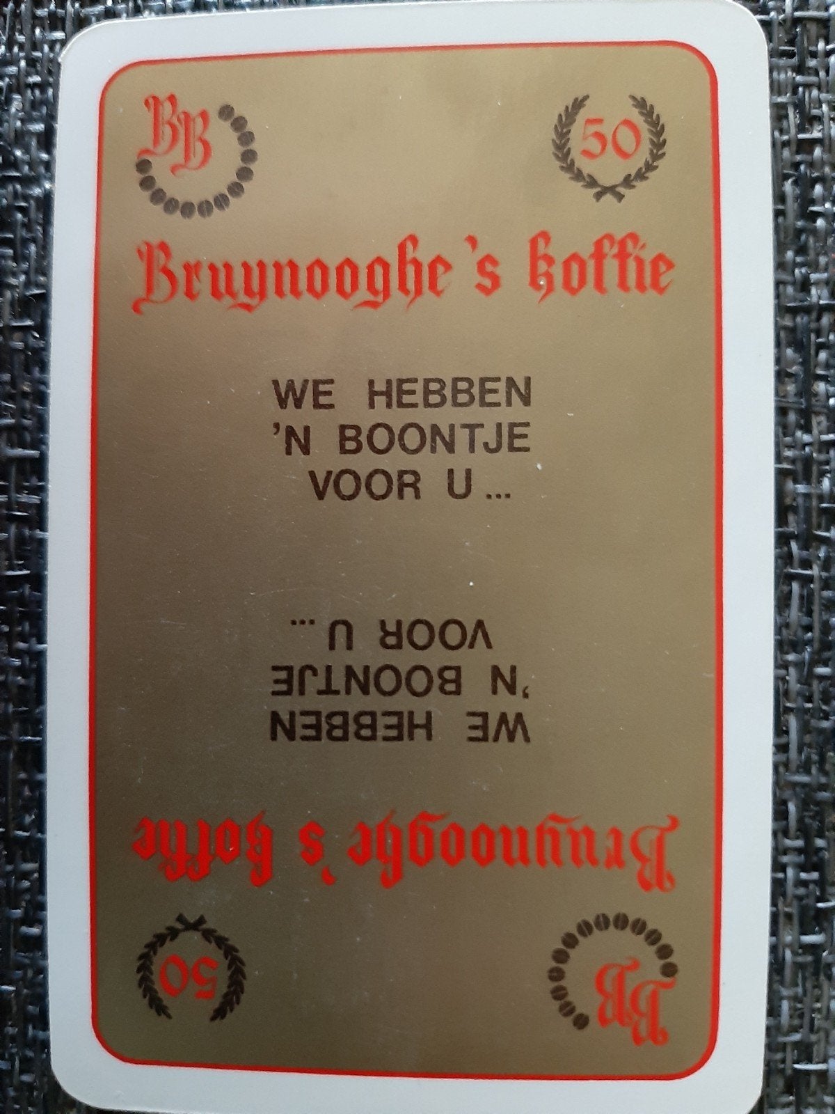 Joker à café Braynaeghe, Enlèvement ou Envoi