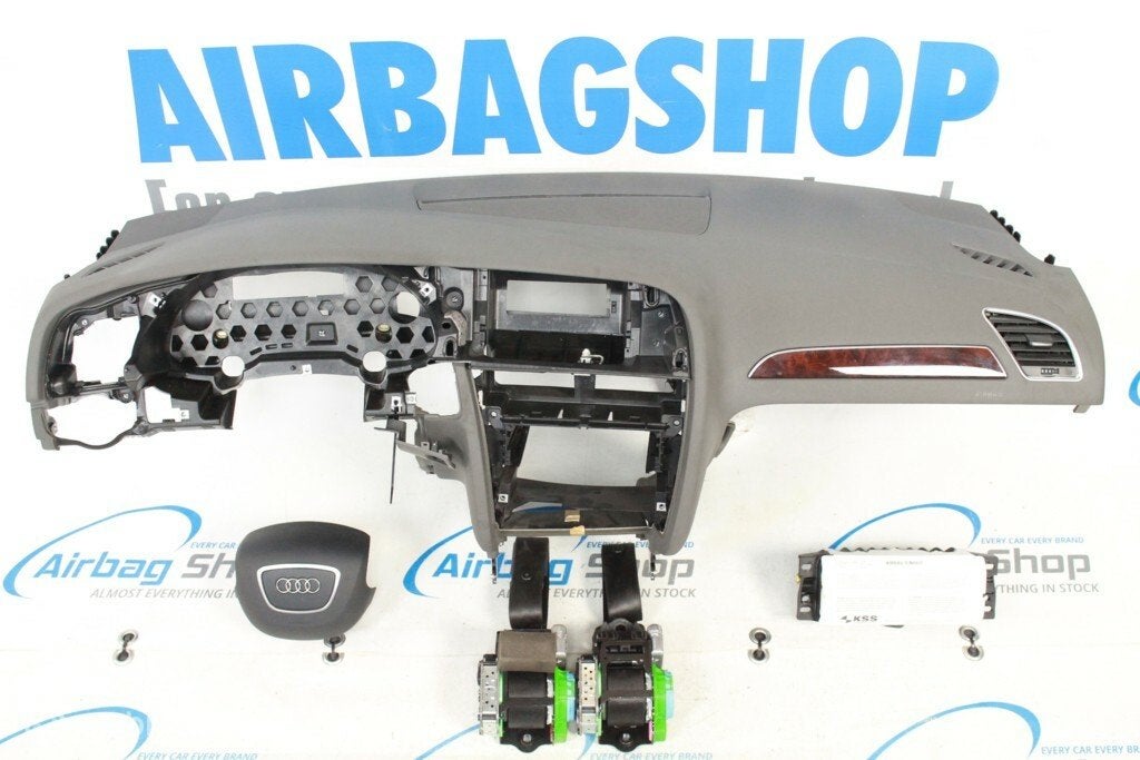 Airbag kit Tableau de bord gris Audi A4 B8 2012-2015, Autos : Pièces & Accessoires, Enlèvement ou Envoi, Utilisé