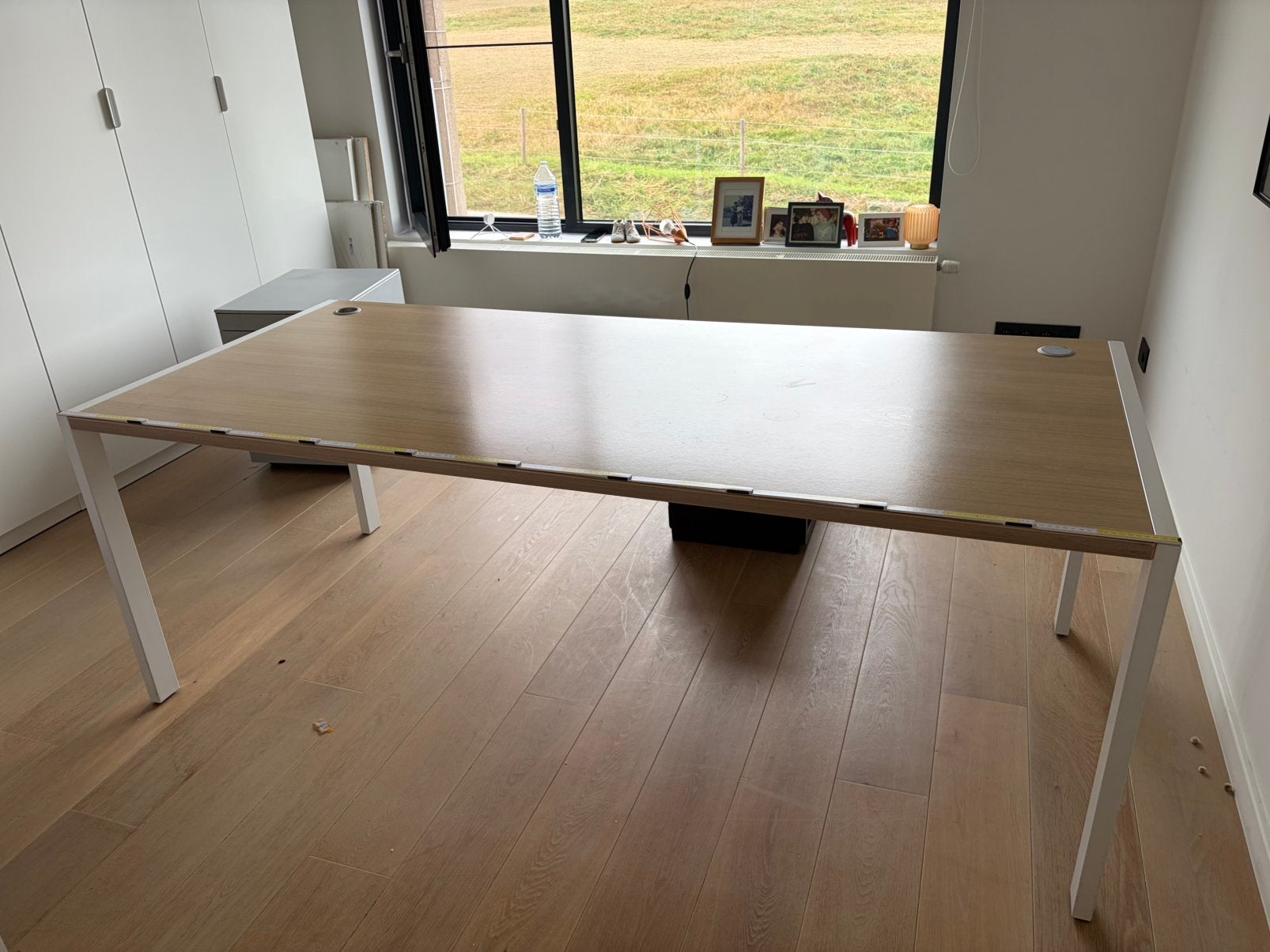 Bureau, Huis en Inrichting, Bureaus, Ophalen, Gebruikt, 90 cm, 200 cm