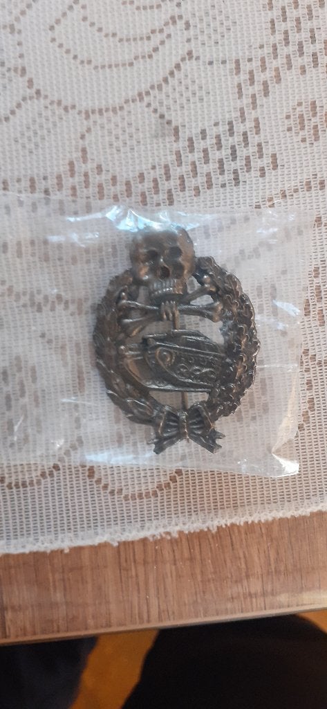 Insigne de panzer ww1copie, Ophalen of Verzenden
