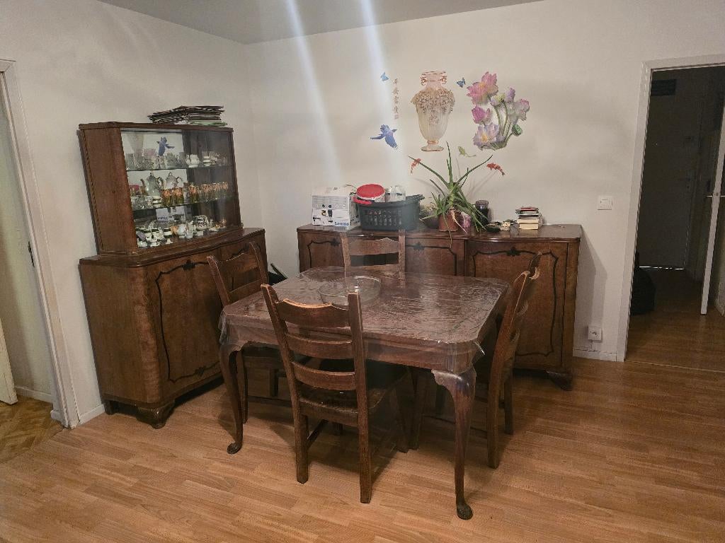 Salle à manger complet en chêne (à donné), Maison & Meubles, Enlèvement