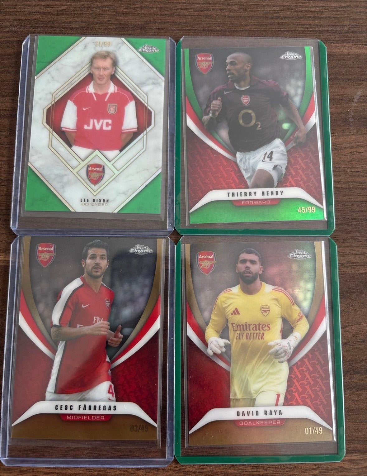 Topps Chrome Arsenal 25/26 /49 /99, Ophalen of Verzenden, Zo goed als nieuw