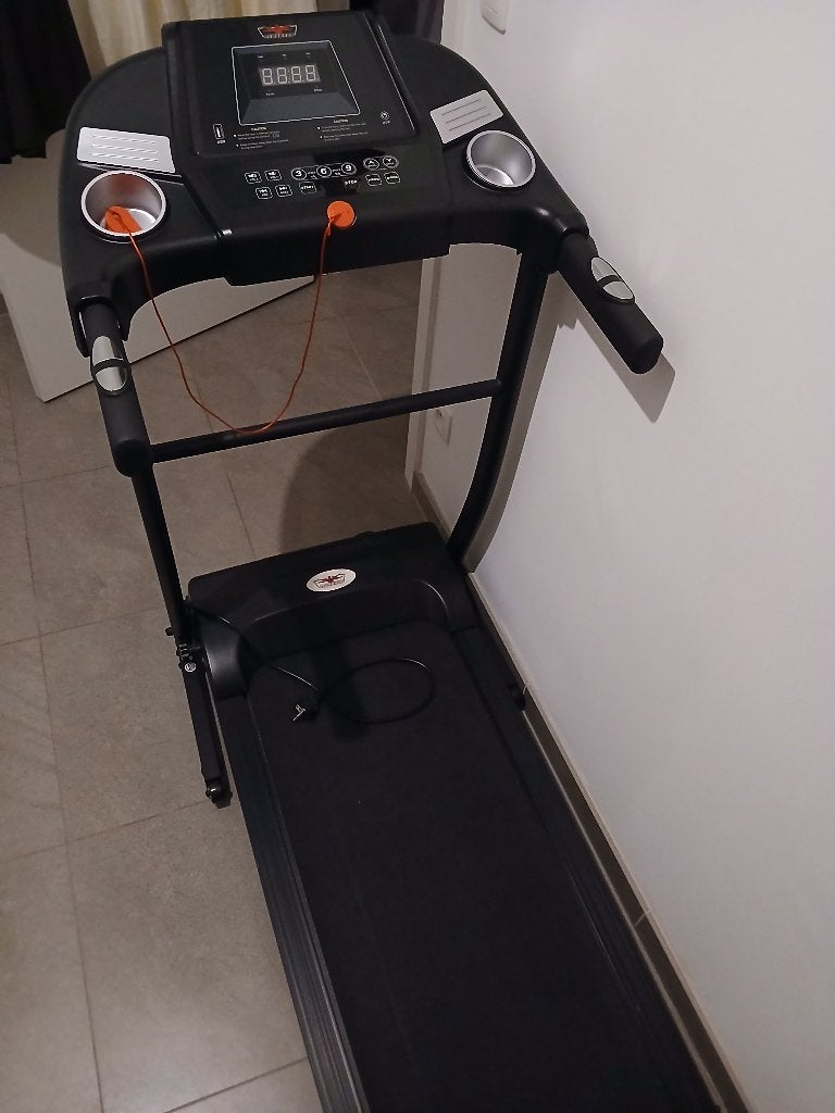 Electrische loopband, Sport en Fitness, Ophalen, Kunststof, Gebruikt, Benen