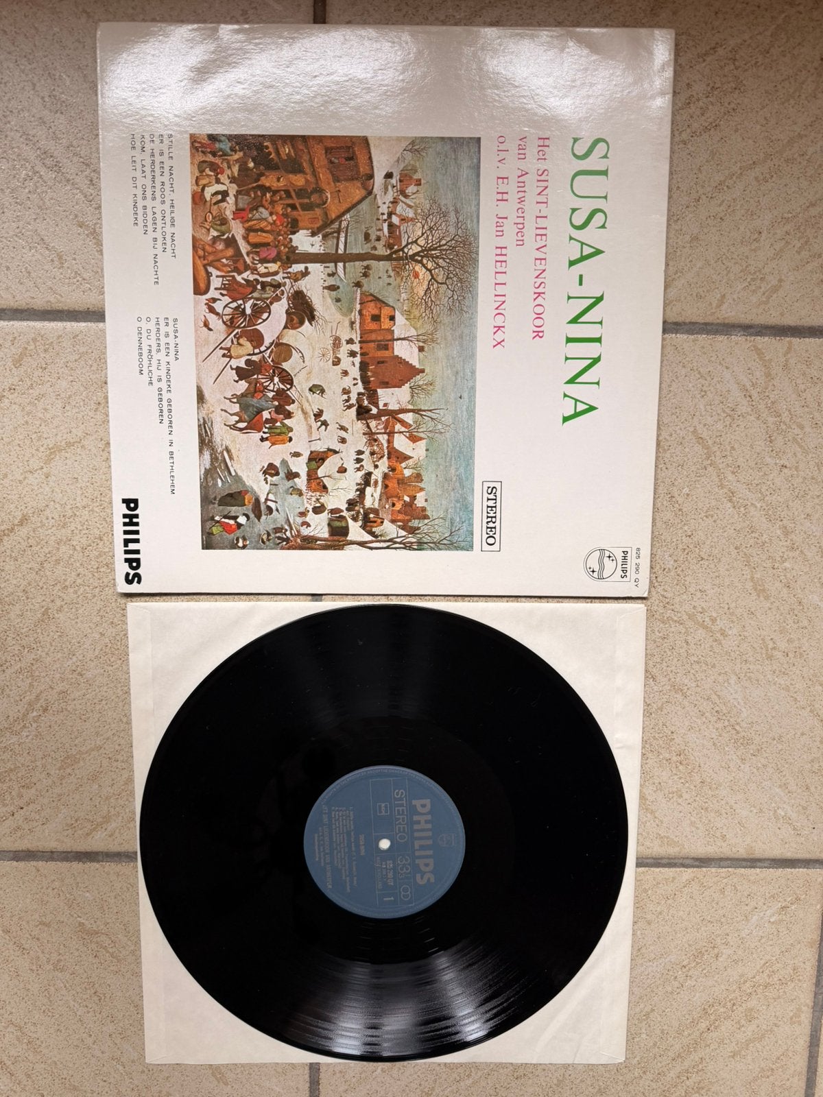 Susa-Nina Sint-Lievenskoor van Antwerpen Vintage vinyl LP, Enlèvement, Comme neuf, LP
