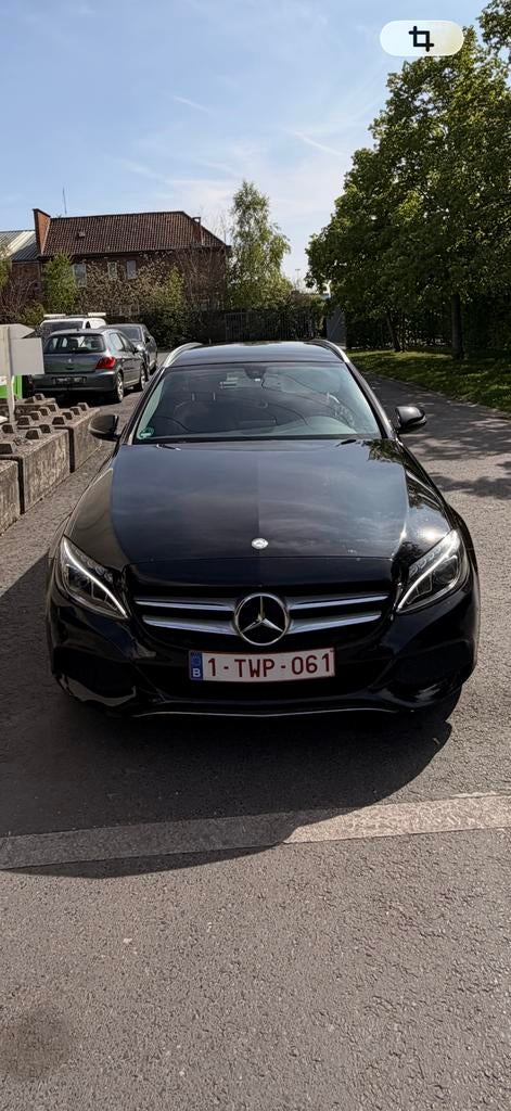 Mercedes benz c180 d bluetec, Auto's, Automaat, Achterwielaandrijving, Leder en Stof, Zwart