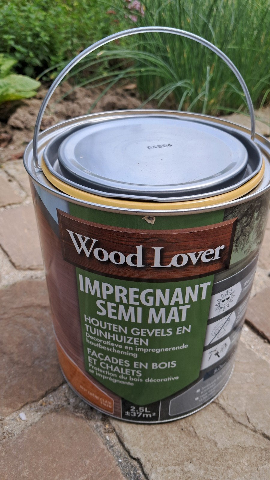 Wood Lover beits Lichte Eik 693 2.5 L, Bricolage & Construction, Peinture, Vernis & Laque, Enlèvement, Lasure