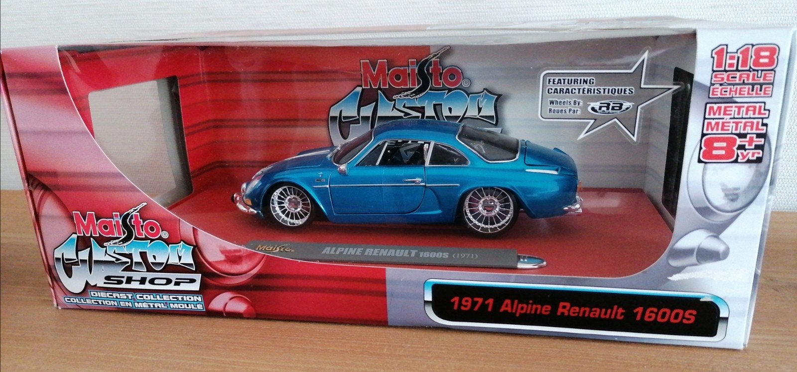 Splinternieuwe 1971 Alpine Renault 1600S. Schaal 1/18, Enlèvement