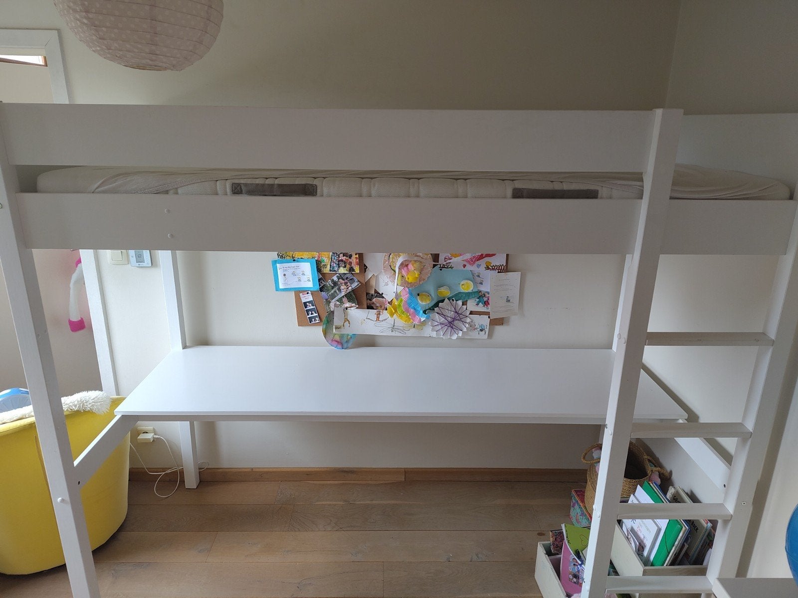 hoogslaper met matras en bureau, Ophalen, Hoogslaper
