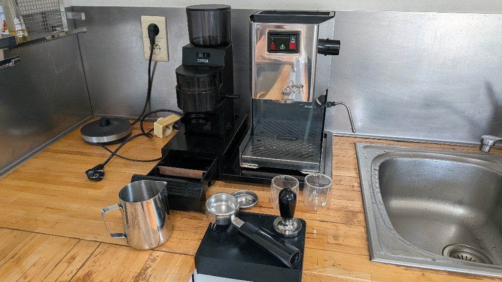 Gaggia Classic - espresso set, Electroménager, Réservoir d'eau amovible, Combiné, Enlèvement, Utilisé