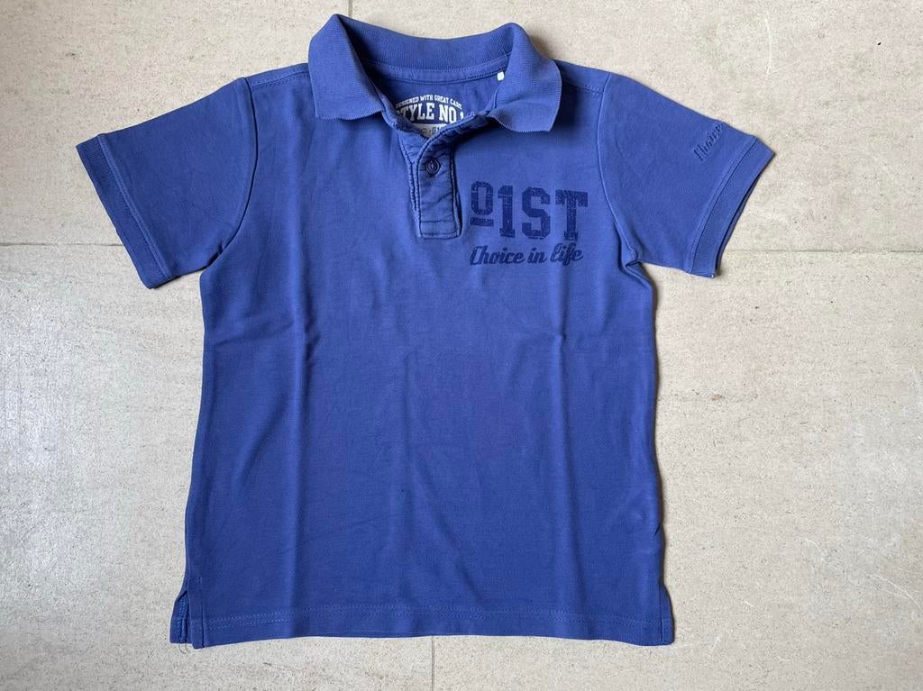 Blauwe polo JBC maat 128, Kinderen en Baby's, Kinderkleding | Maat 128, Gebruikt, Ophalen of Verzenden, Shirt of Longsleeve, JBC.