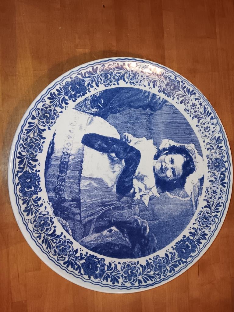Panneau bleu de Delft., Enlèvement ou Envoi