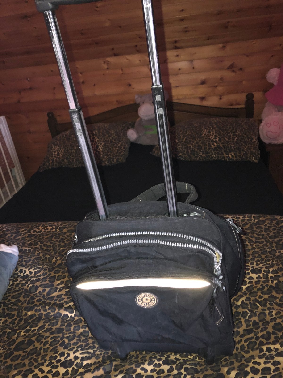 Kipling rugzak met wieltjes, Ophalen, Zo goed als nieuw, Wieltjes
