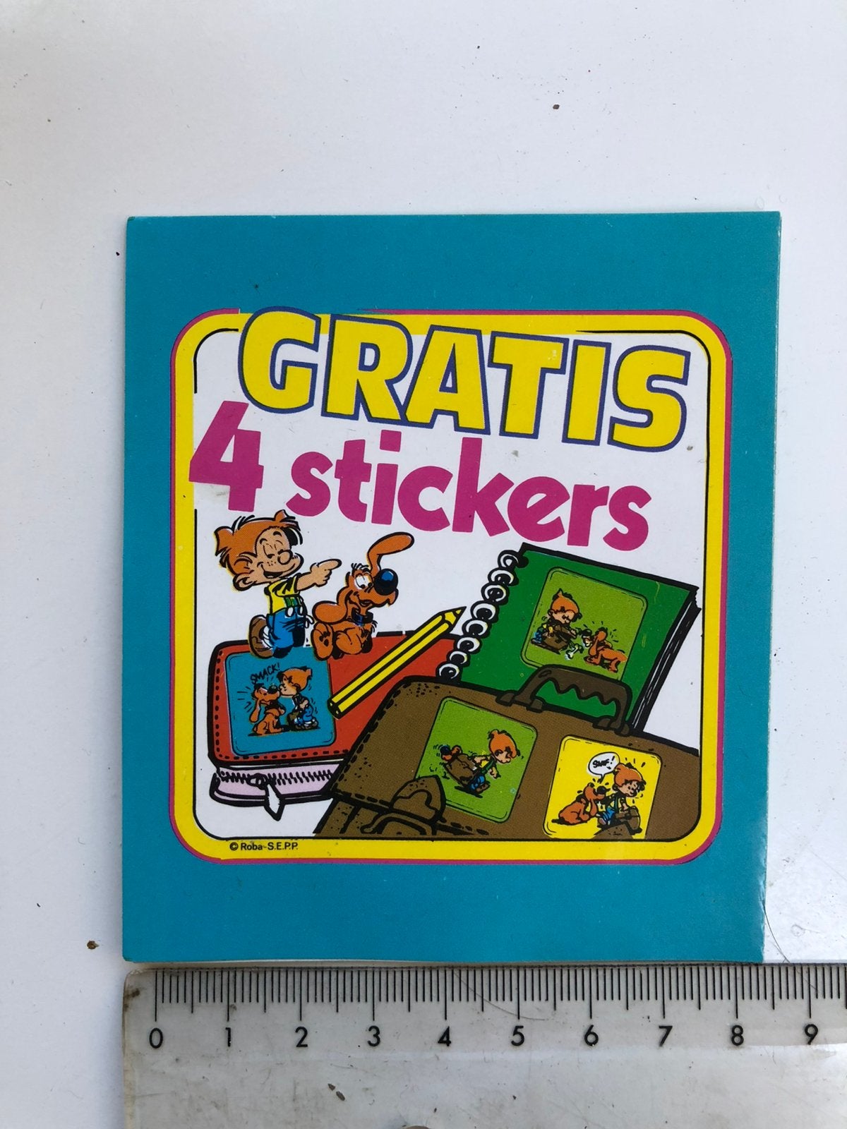 Sticker reeks 4 stuks Bollie en Billie, Ophalen of Verzenden, Nieuw, Strip of Tekenfilm