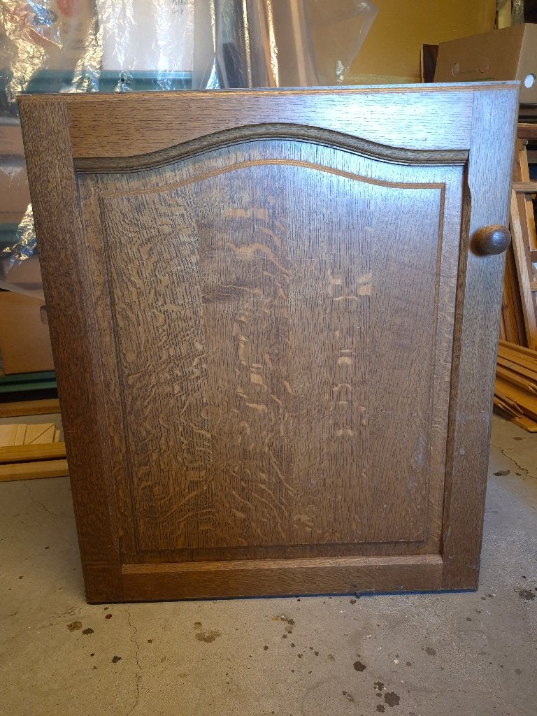 Eiken keukenkastje - vintage - oersterk 60*60*71hoog, Huis en Inrichting, Ophalen, Zo goed als nieuw