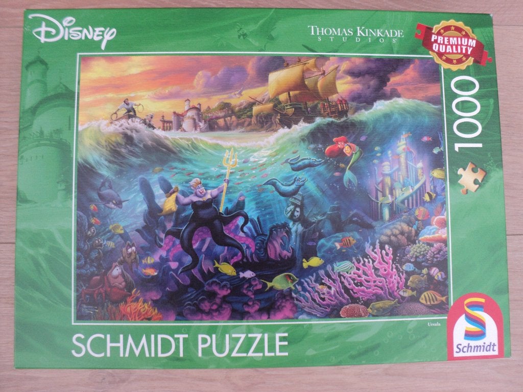 Puzzles de Thomas Kinkade Disney Schmidt, Enlèvement ou Envoi, 500 à 1500 pièces, Comme neuf, Puzzle