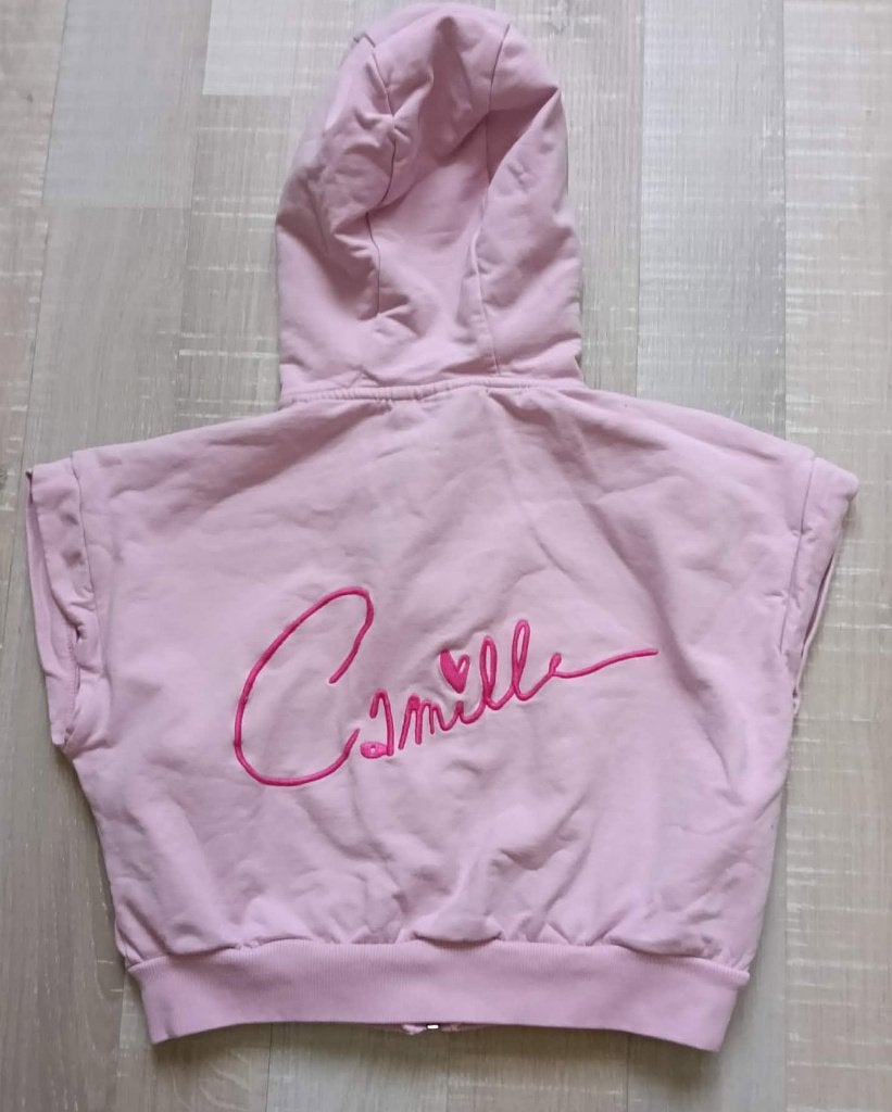 gilet / roze hoodie Camille maat 134, Gebruikt, Meisje, Trui of Vest, JBC Camille