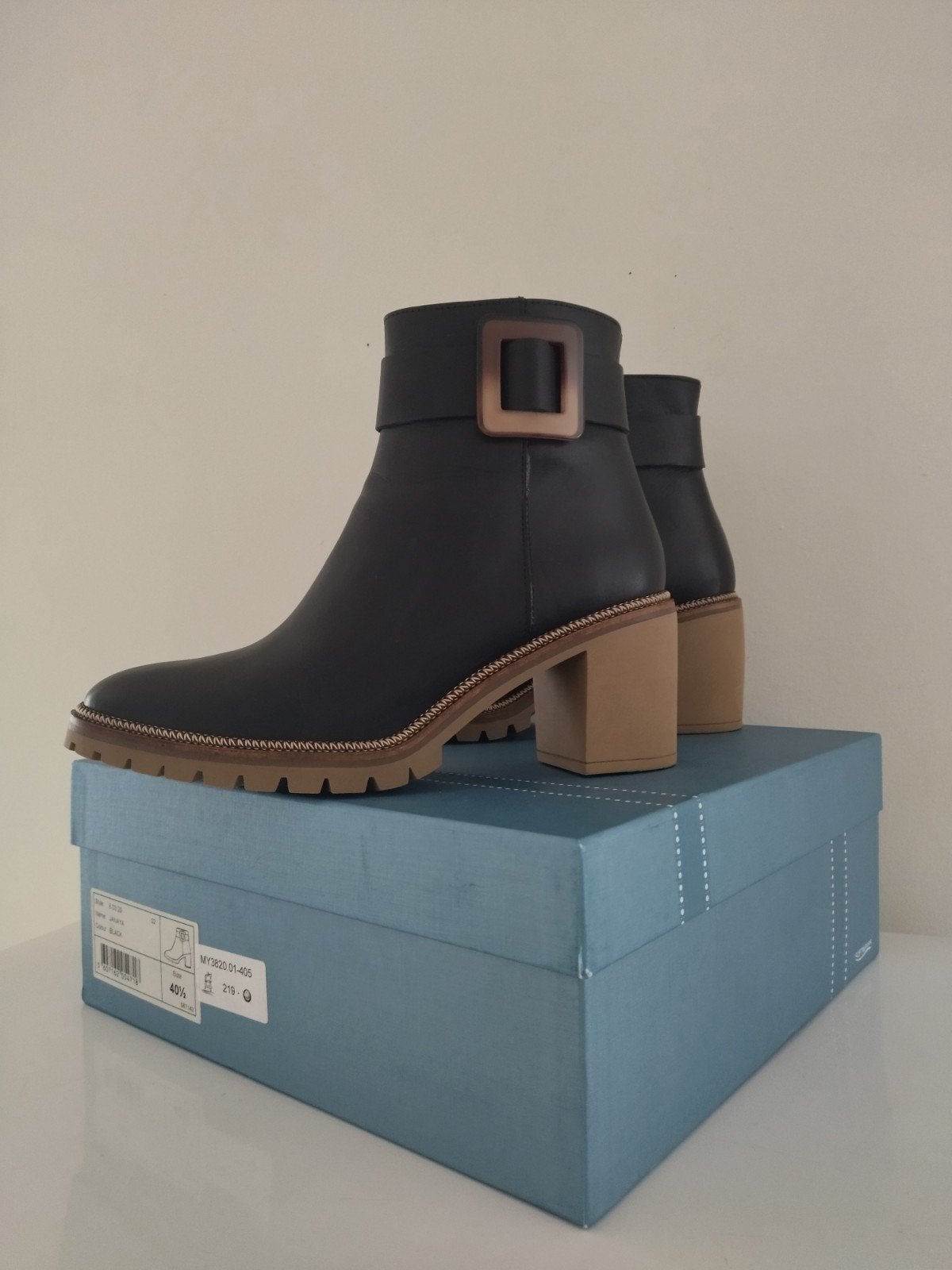 Bottines en cuir Softwaves Janaya - pointure 40.5, Vêtements | Femmes, Neuf, Enlèvement ou Envoi, Boots et Botinnes, Softwaves