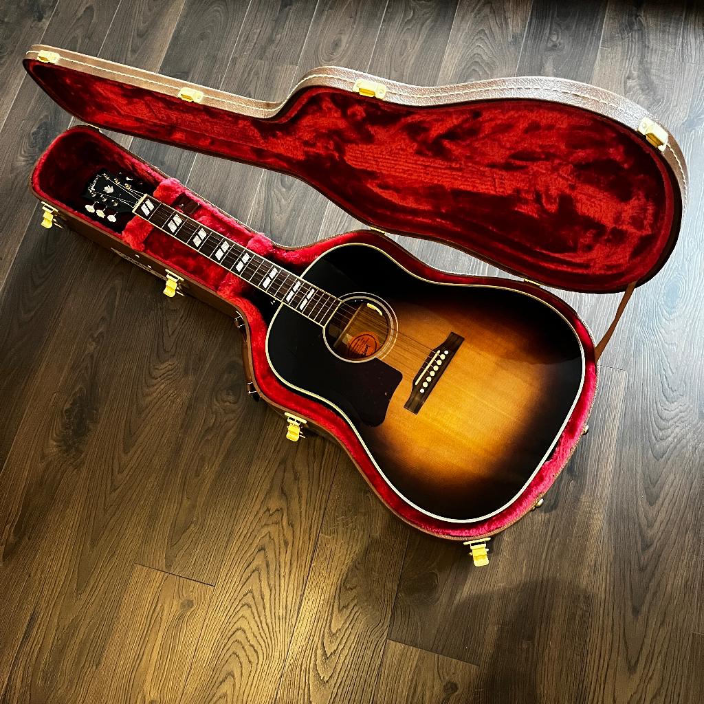 Gibson Southern Jumbo - Lefty!, Muziek en Instrumenten, Ophalen, Gebruikt, Western- of Steelstringgitaar, Met (piezo-)element