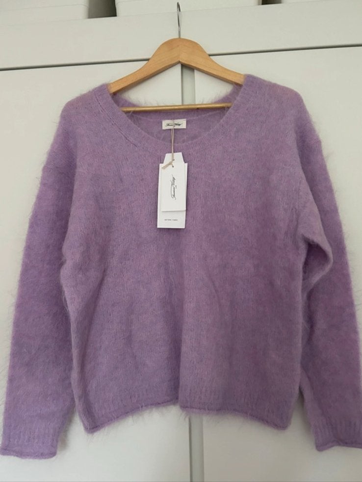 American Vintage - Lila trui. Maat S. Nieuw, Enlèvement ou Envoi, Neuf, Taille 36 (S), Violet