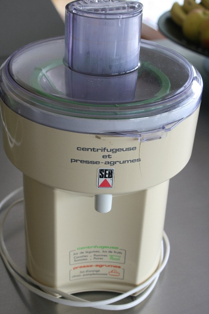 Vintage sapcentrifuge SEB, Ophalen, Gebruikt, Sapcentrifuge