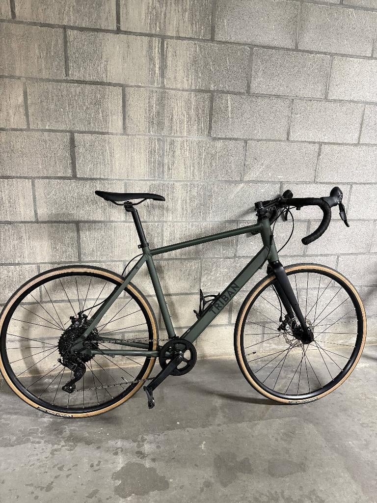 Triban GRVL 120 Gravelbike – Maat L – Incl. extra wegbanden, 10 tot 15 versnellingen, Zo goed als nieuw, Schijfrem, Ophalen