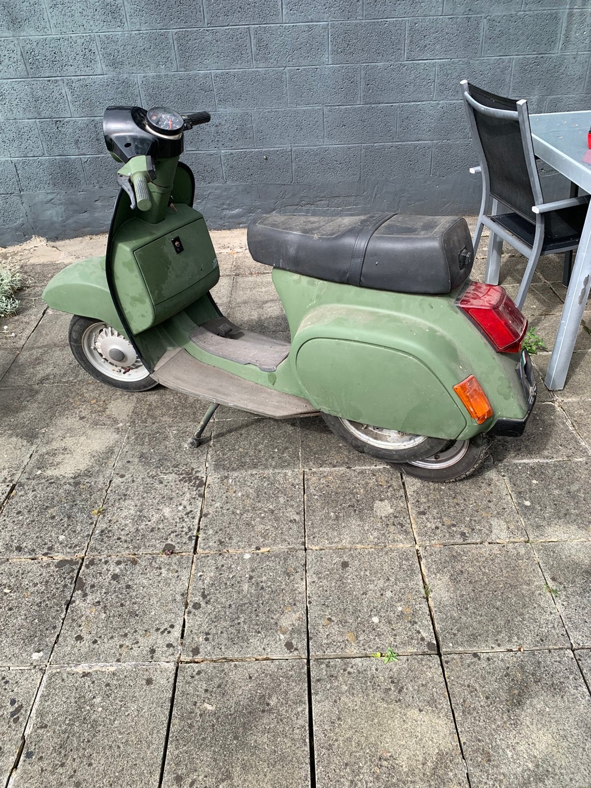 Vespa pk 50, Enlèvement, Utilisé