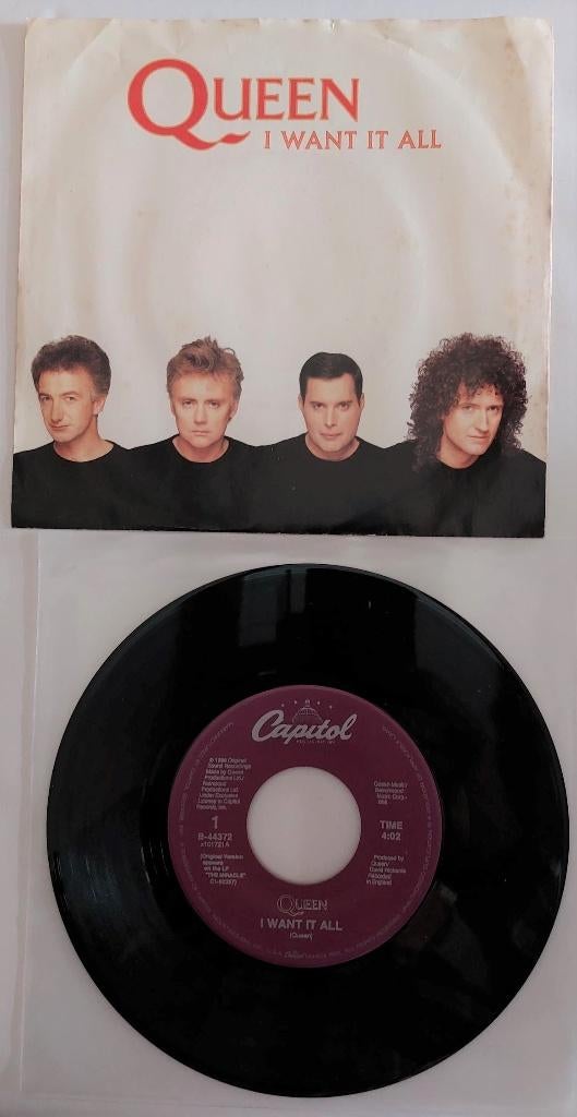 Queen – I Want It All, Ophalen of Verzenden, 7 inch, Pop, Single