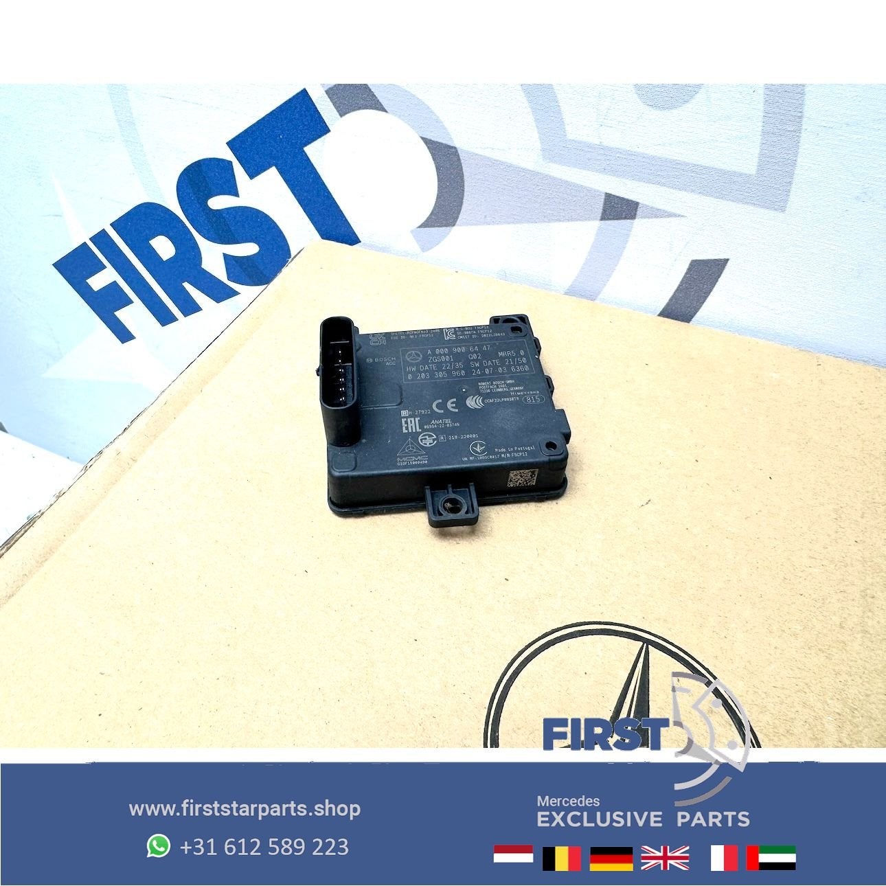 A0009006447 RADARSENSOR Mercedes W206 W290 W214 W254 W167 W2, Utilisé, -, -, Enlèvement ou Envoi