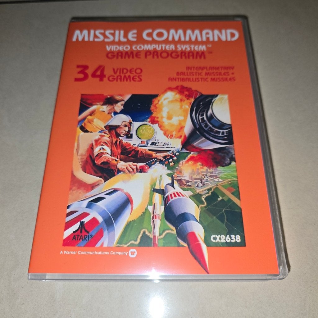 Missile Command Atari 2600 Game case, Consoles de jeu & Jeux vidéo, Jeux | Atari, Envoi, Comme neuf, Atari 2600