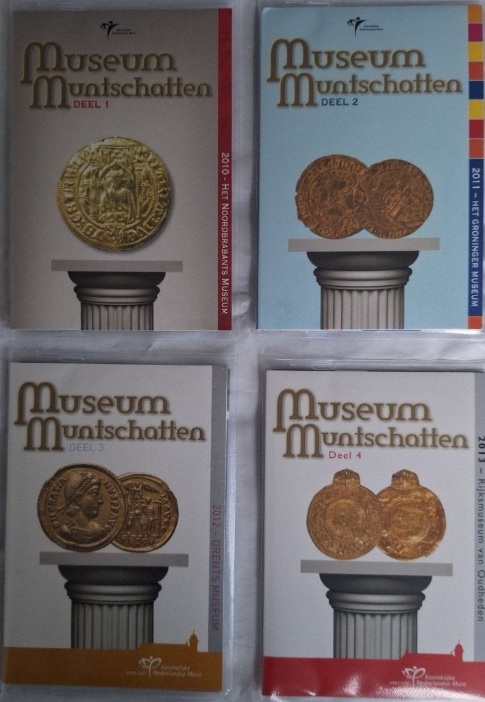Collection Holland Coinfair - 4 ensembles BU, Enlèvement ou Envoi, Autres pays, Autres valeurs, Série