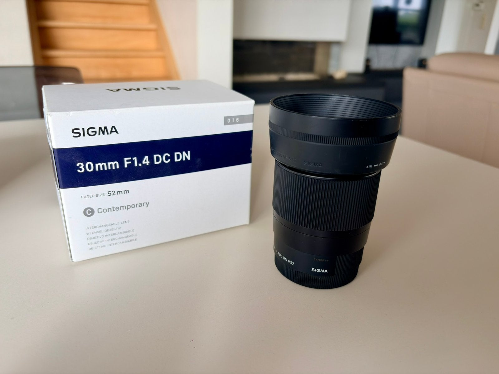 Sigma 30 mm f/1,4 DC DN contemporain pour Sony E, 30 mm, Monture Sony E, Comme neuf, Objectif grand angle