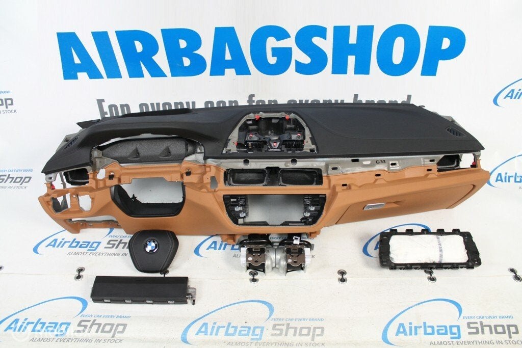 Airbag kit Tableau de bord cuir HUD BMW 5 serie G30, Enlèvement ou Envoi, Utilisé