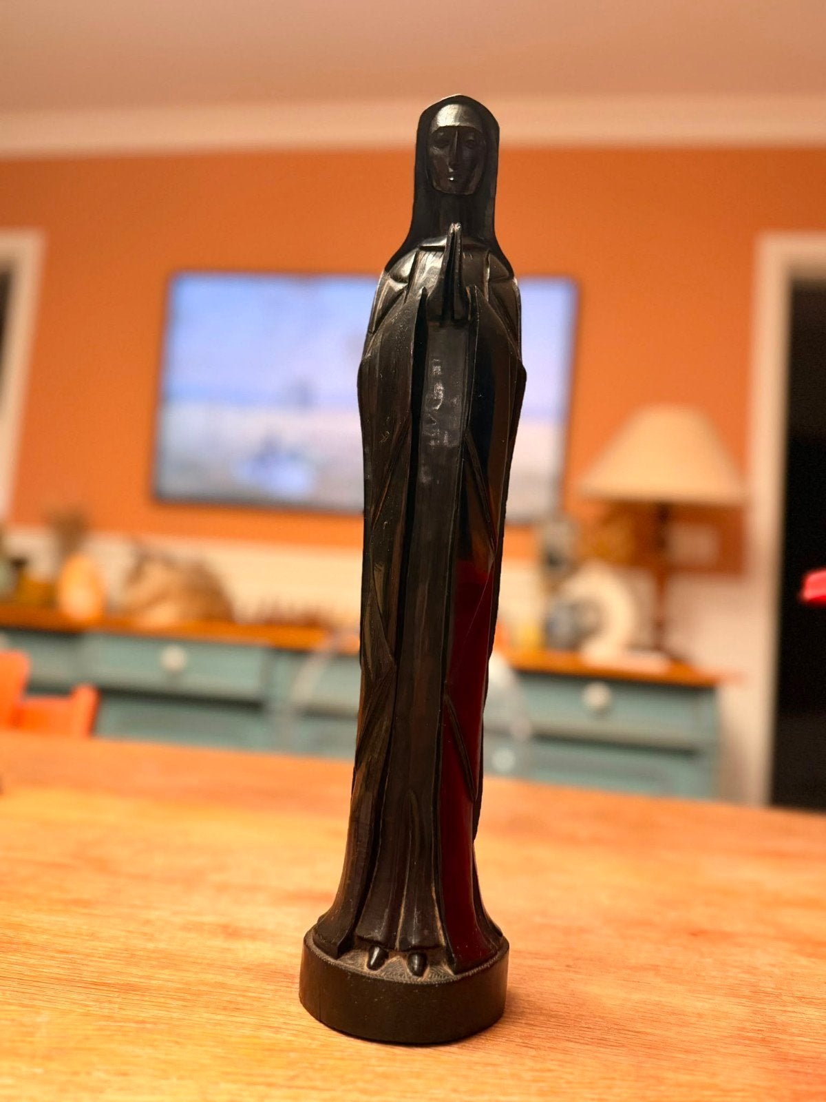 Sculpture religieuse en ébène