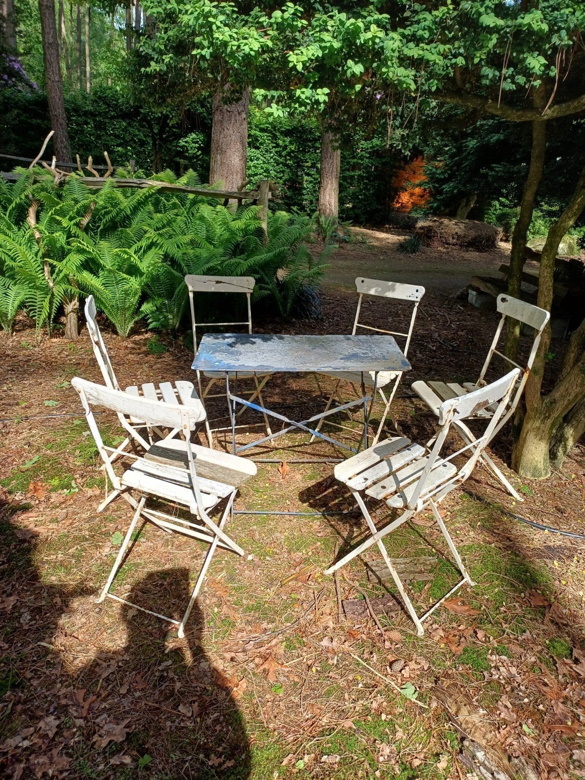 cafestoeltjes en tafel, Tuin en Terras, Ophalen