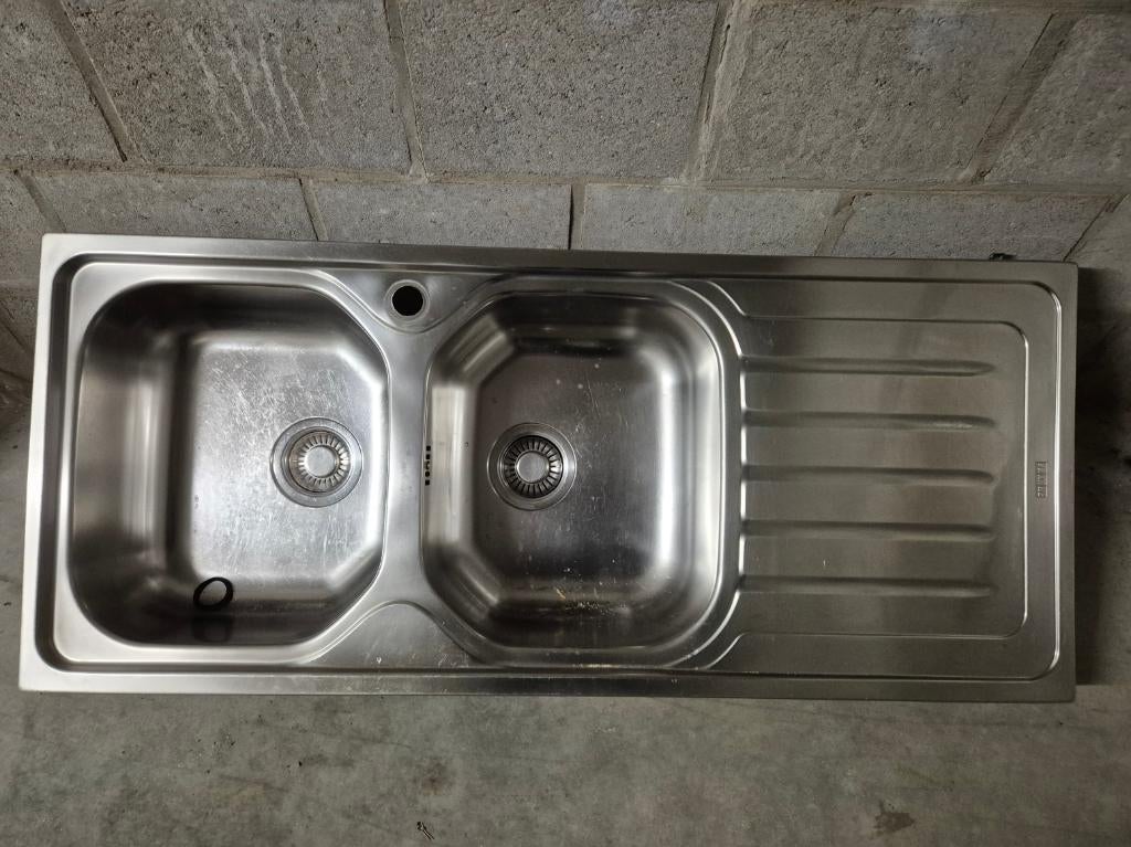 Inbouwspoeltafel RVS Franke OLX6111, Ophalen, Gebruikt