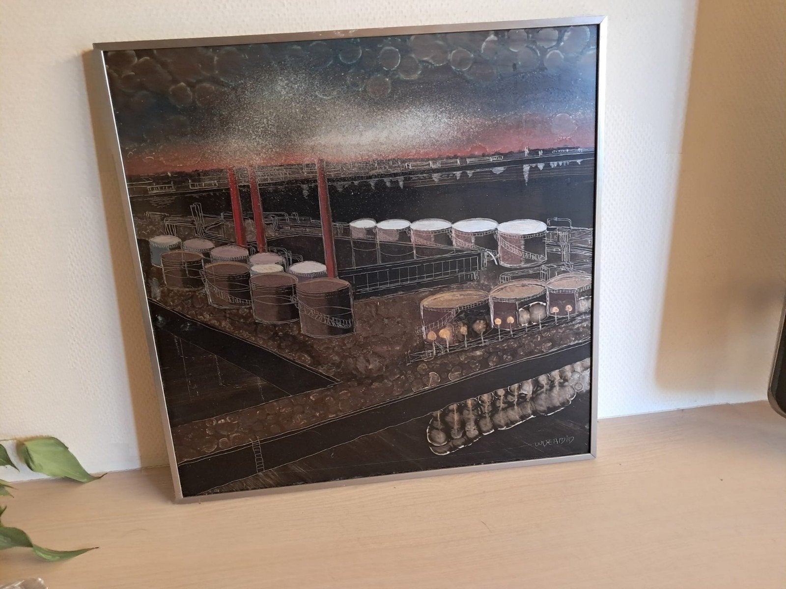 peinture Walter Vermin, Maison & Meubles, 50 – 75, Enlèvement, Utilisé, Création originale