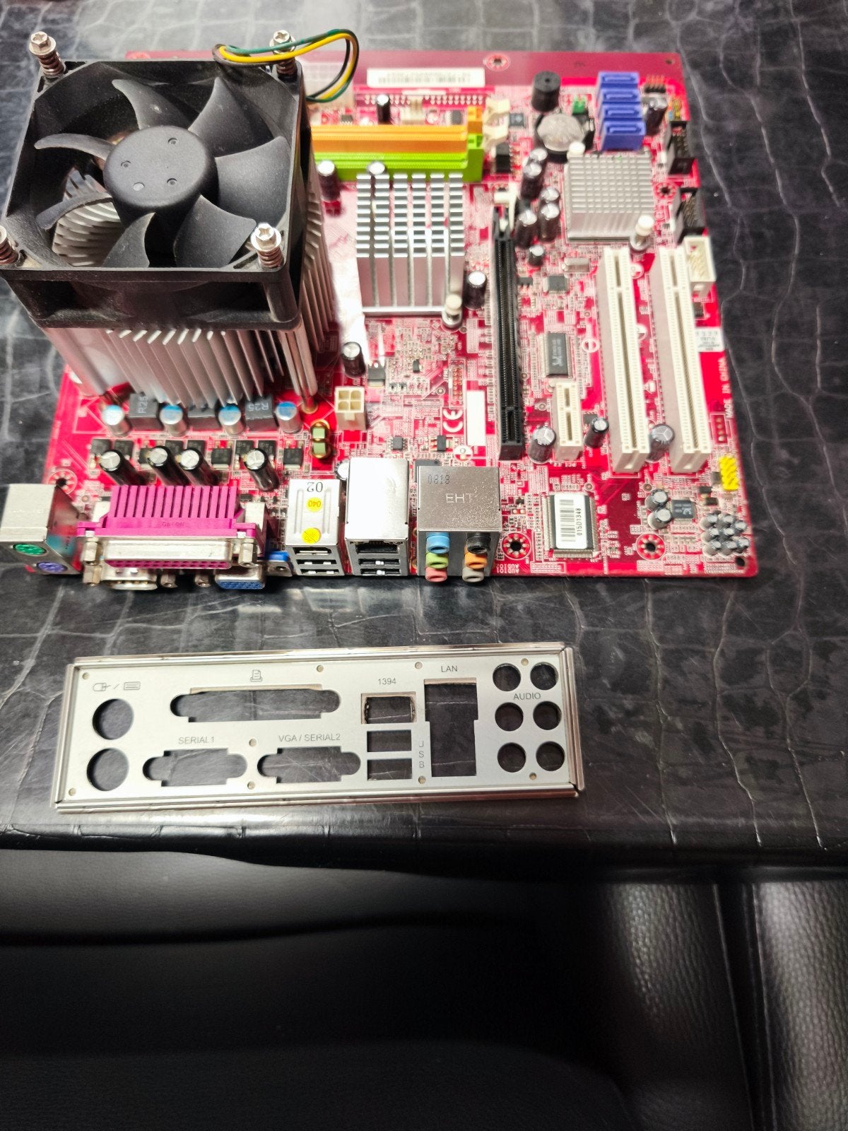 moederbord intel met core2quad 6600 processor, Ophalen, Gebruikt, Intel, DDR2