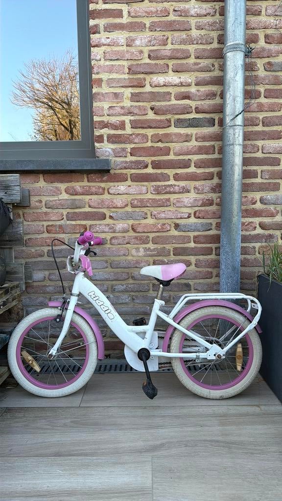 Meisjesfiets 16 inch, Fietsen en Brommers, Ophalen, Gebruikt, 16 inch