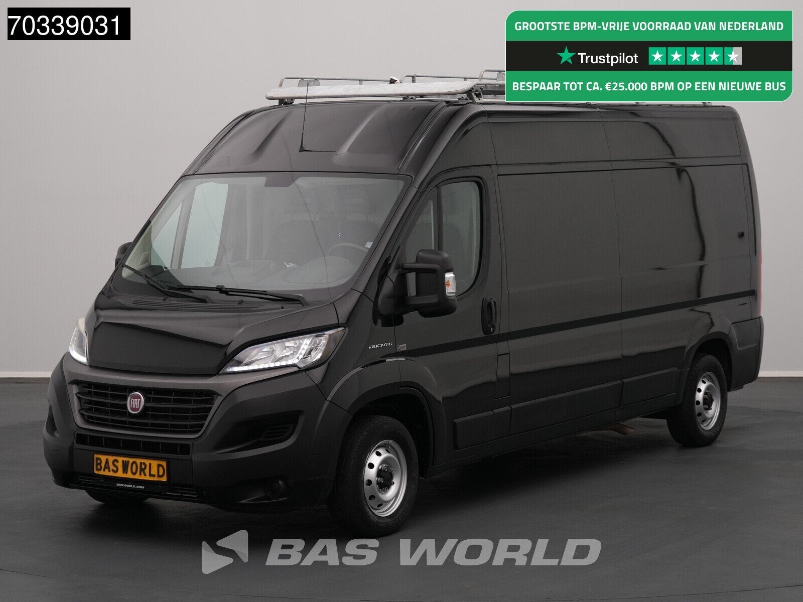 Fiat Ducato 120PK L3H2 Trekhaak Airco Cruise Camera Parkeers, Stof, Gebruikt, Euro 6, 2500 kg