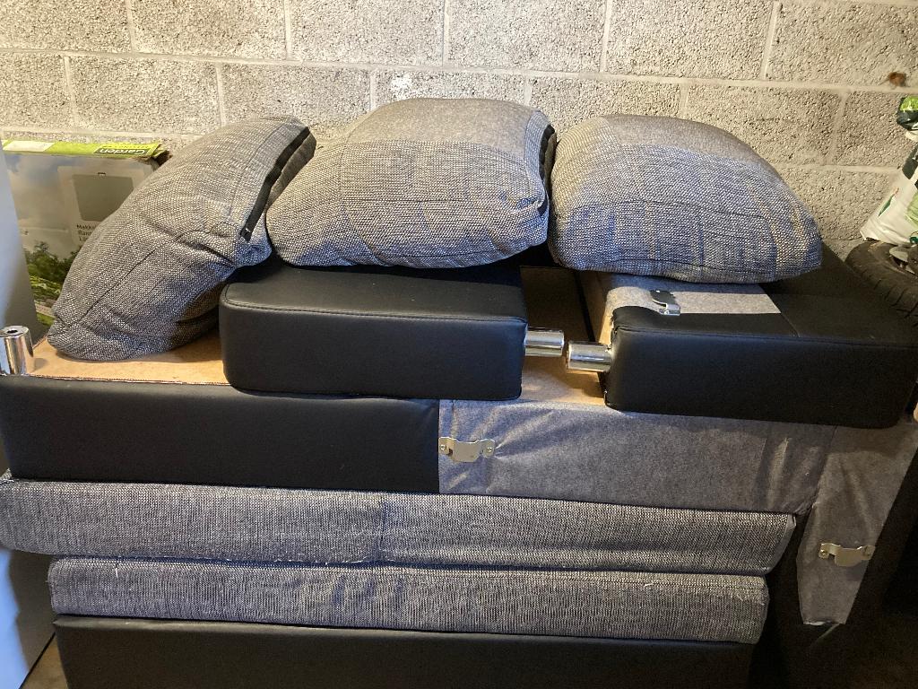 Zetelbed, Huis en Inrichting, Zetels | Zetels, Ophalen, Minder dan 75 cm, Hoekbank, Tweepersoons