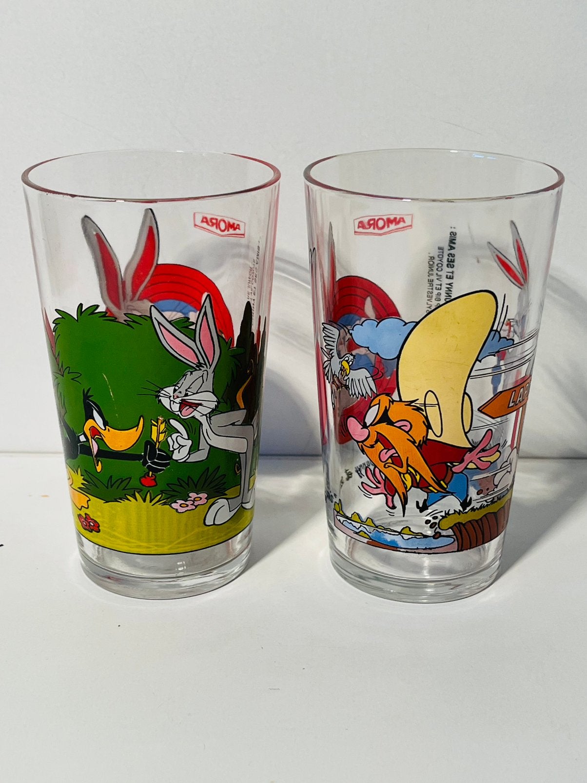 Set van twee vintage Looney Tunes brillen 1993 Amora, Ophalen of Verzenden, Zo goed als nieuw