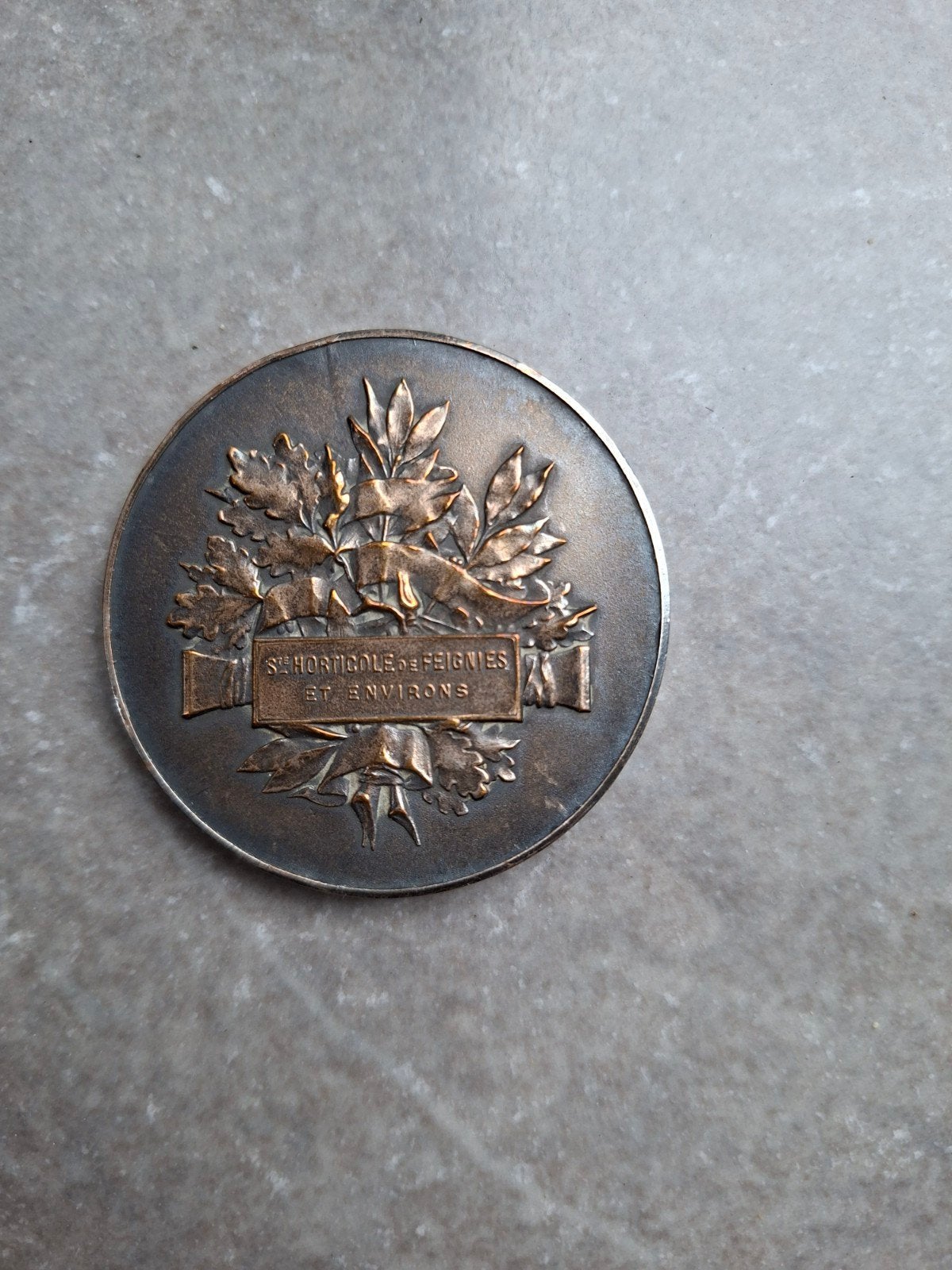 medaille cercle horticole feignies., Enlèvement ou Envoi