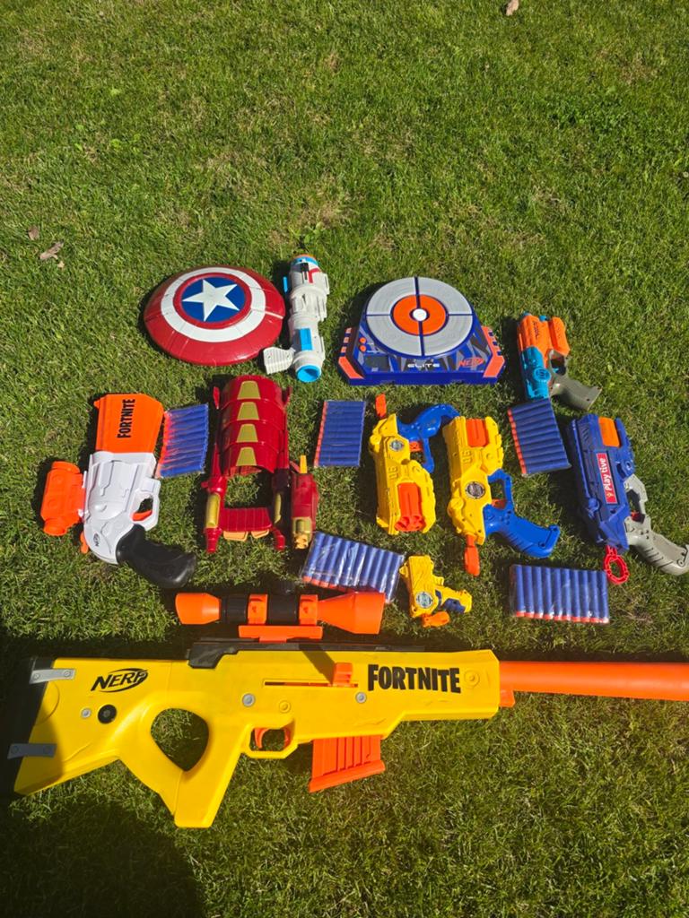Nerf, Ophalen